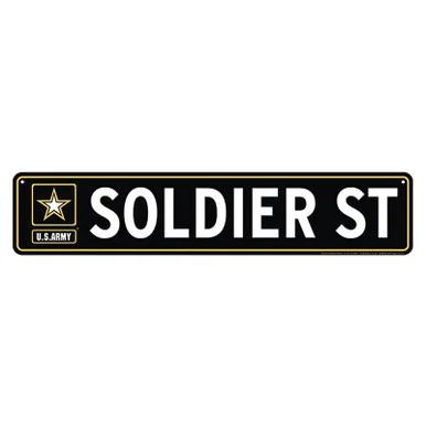 Metal Street Sign - Army