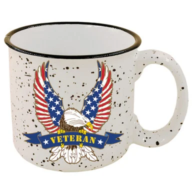 USA Veteran Camper Mug CU0545 (CU012) - Eagle Emblems