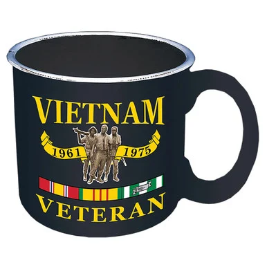 Vietnam Veteran Camper Mug CU0555 (CUO12) - Eagle Emblems