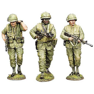 3-Piece Marines on Patrol 1/30 Figure Set
