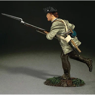 Continental Line - in Hunting Shirt Charging 1/30 Figure
