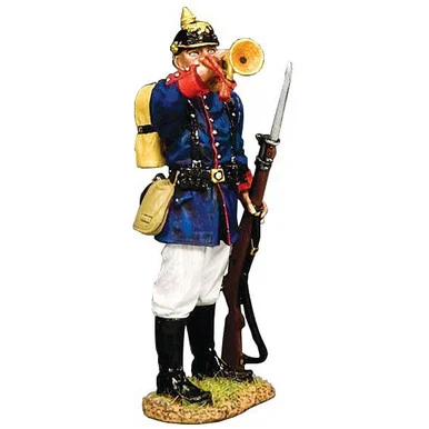 Prussian Line Infantry Rifleman / Bugler 1/30 Figure - King and Country