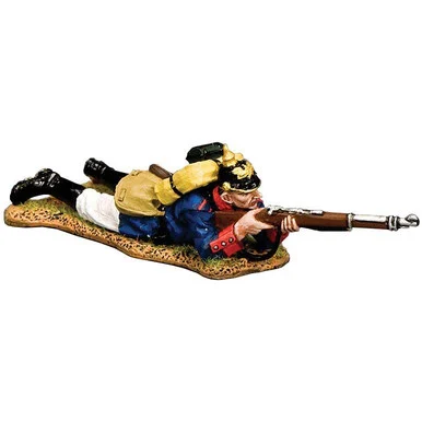 Prussian Line Infantry Firing Prone 1/30 Figure - King and Country