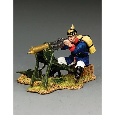 Prussian Line Infantry Maxim Machine Gunner 1/30 Figure - King and Country