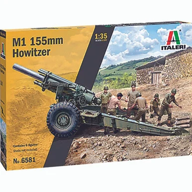 M1 155mm Howitzer 1/35 Kit - Italeri