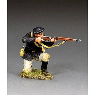 Red Navy Kneeling Firing Rifle 1/30 Figure - King and Country