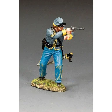 Sergeant Firing Pistol 1/30 Figure - King and Country