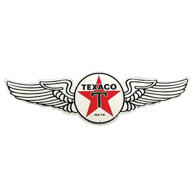 Texaco Wings Metal Sign - Signs 4 Fun