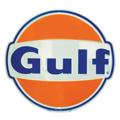Gulf Gasoline Metal Sign - Signs 4 Fun