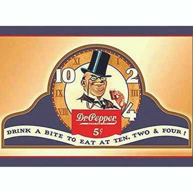 Dr. Pepper Drink a Bite Metal Sign - Signs 4 Fun