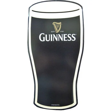 Guiness Pint Glass Metal Sign - Signs 4 Fun