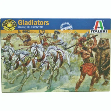 Roman Gladiators 1/72 Plastic Figures - Italeri