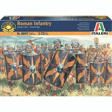Roman Infantry 1/72 Plastic Figures - Italeri