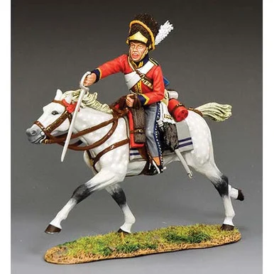 Scots Grey Charging w/Sabre Down 1/30 Figure - King and Country