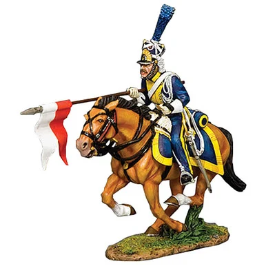 Charging Vistula Lancer 1/30 Figure - King and Country