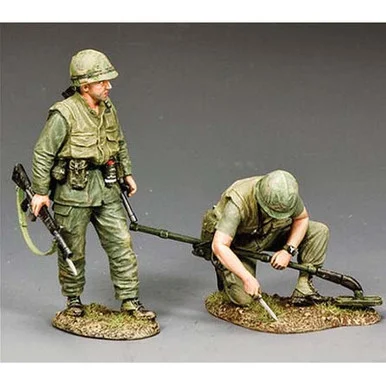 2-Piece U.S. Marine Road-Sweeper 1/30 Figure Set