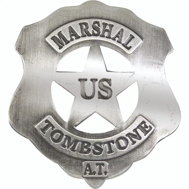 Tombstone Marshal Badge - Denix