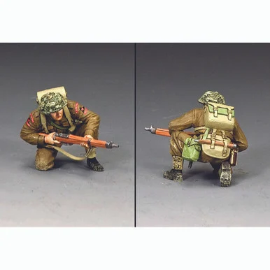Crouching Rifleman 1/30 Figure - King and Country