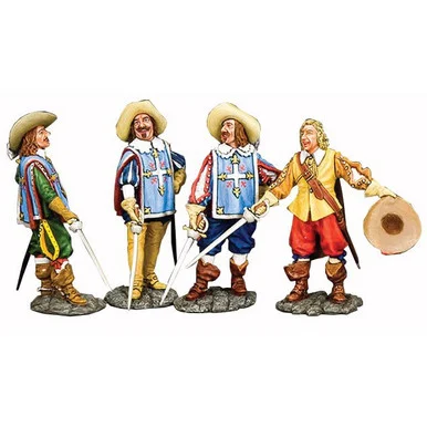 The Three Musketeers & d'Artagnan 1/30 Figure - King and Country