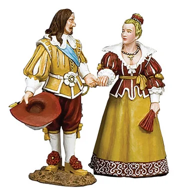 King Louis XIII & Queen Anne of France 1/30 Figure - King and Country