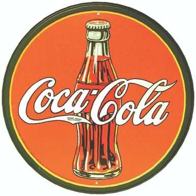 Coke Bottle Metal Sign - Signs 4 Fun