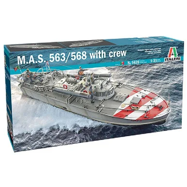 M.A.S. 568 4a Series with Crew 1/35 Kit - Italeri