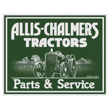 Allis Chalmers Parts & Service Metal Sign - Desperate Enterprises
