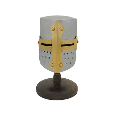 Miniature Crusader Helmet with Stand - SZCO Supplies