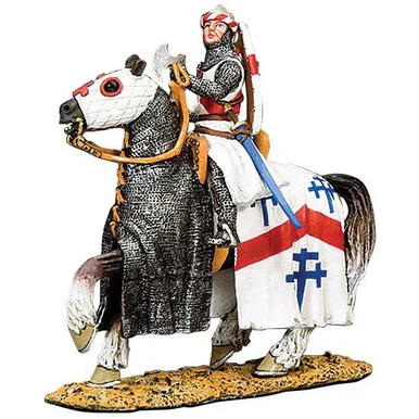 The White Swabian Knight 1/30 Figure - King and Country