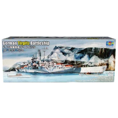 Tirpitz Battleship 1/350 Kit - Trumpeter