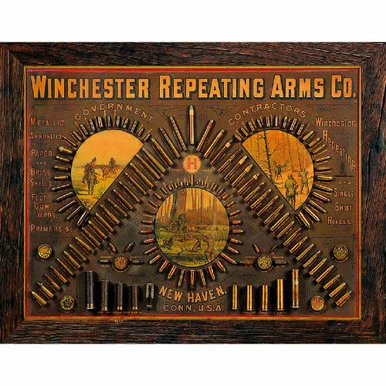 Winchester Repeating Arms Co. Metal Sign - Desperate Enterprises
