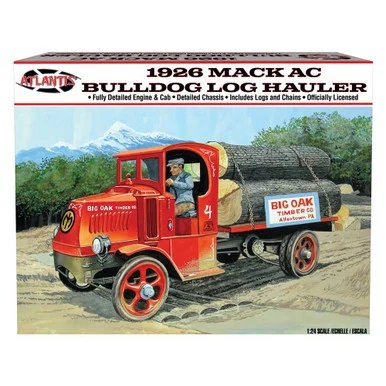 1926 Mack Bulldog Log Hauler 1/24 Kit - Atlantis Models