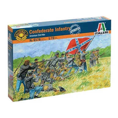 Confederate Infantry 1/72 Figures - Italeri