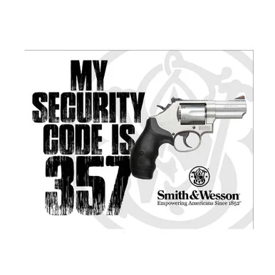 My Security Code Metal Sign - Desperate Enterprises