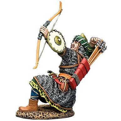Saracen Archer Reaching for an Arrow 1/30 Figure - King and Country