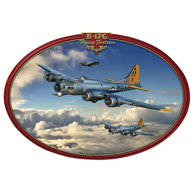 B-17 Flying Fortress 18" x 13" Metal Sign