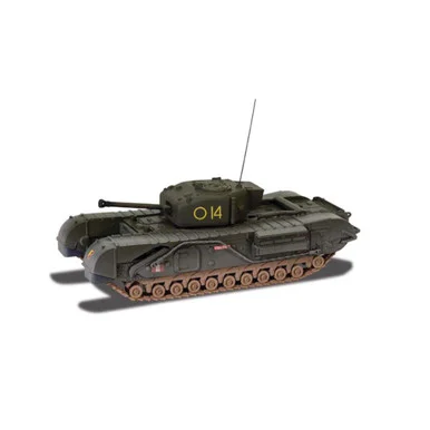 Churchill Mk.IV 1/50 Die Cast Model C Squadron 14 Troop 21st Army Tank Brigade - Corgi