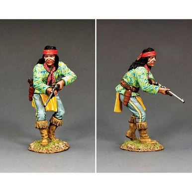 Crouching Apache 1/30 Figure - King and Country