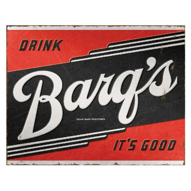 Drink Barq's Metal Sign - Desperate Enterprises