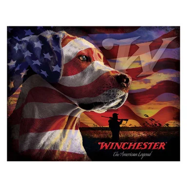 Winchester Dog Metal Sign - Desperate Enterprises