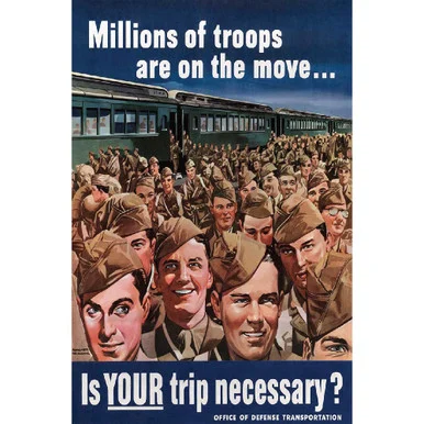 Is Your Trip Necessary Vintage Metal Sign - Vintage Sign Co.