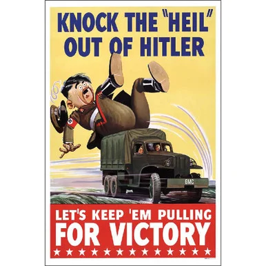 Knock The Heil Metal Sign - Vintage Sign Co.