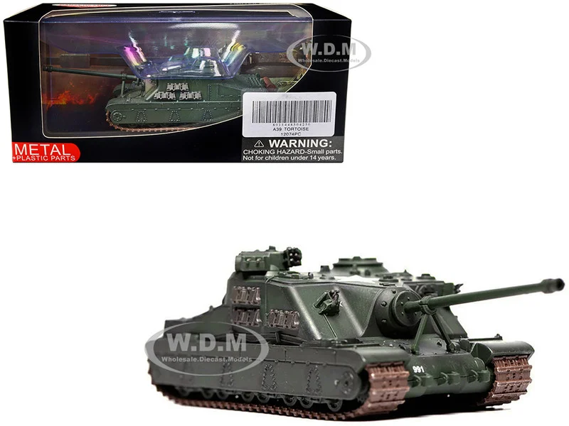 Tortoise A39 Heavy Assault Tank British Army 1/72 Diecast Model by Panzerkampf - Military Models