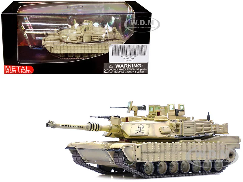 M1A2 TUSK I Battle Tank "Ghetto Blaster II" "U.S. Army 3rd Squadron, 3rd Armoured Cavalry Regiment, FOB Hammer, Iraq" (2011) 1/72 Diecast Model by Panzerkampf - Military Models