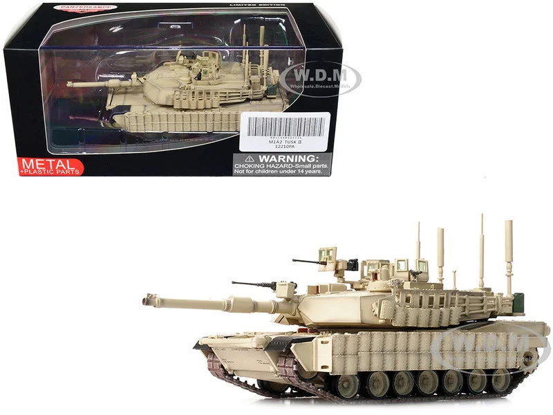 General Dynamics M1A2 Abrams TUSK II MBT (Main Battle Tank) "1st Battalion, 22nd Infantry Regiment, 1st Brigade, 4th Infantry Division, Baghdad" (2008) "Armor Premium" Series 1/72 Diecast Model by Panzerkampf - Military Models