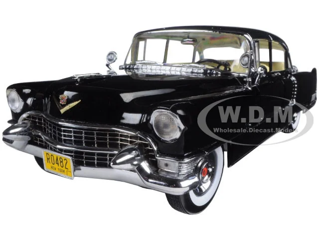 1955 Cadillac Fleetwood Series 60 Special Black "The Godfather" (1972) Movie 1/18 Diecast Model Car by Greenlight - Cadillac Models