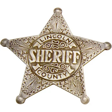 Old West Lincoln County Sheriff's Badge - Collector's Armoury, Ltd