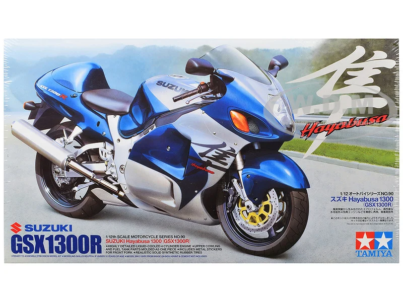 Model Kit Suzuki GSX1300R Hayabusa Motorcycle 1/12 Scale Model by Tamiya - Suzuki Motorcycles
