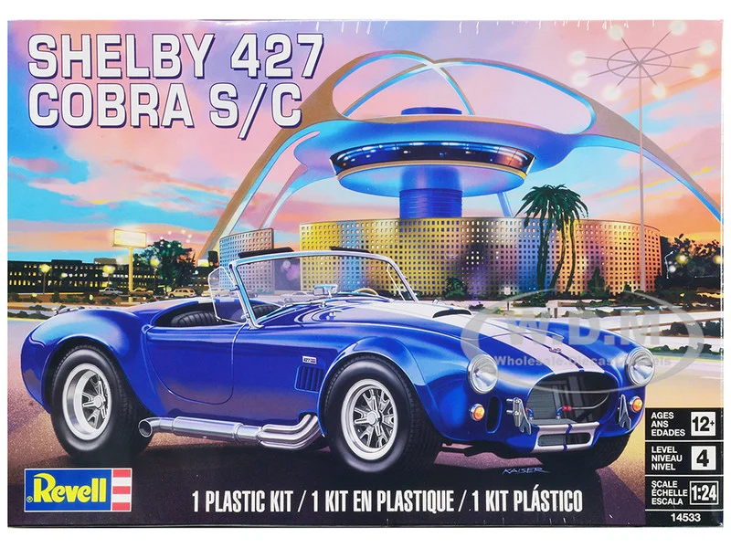 Level 4 Model Kit Shelby Cobra 427 S/C 1/24 Scale Model by Revell - Shelby Models
