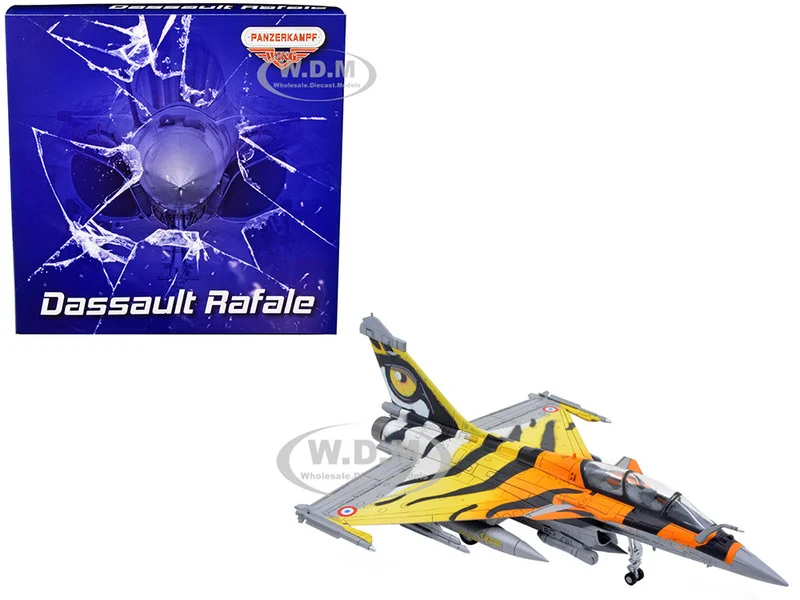 Dassault Rafale B Fighter Jet "Ocean Tiger" with Missile Accessories "Panzerkampf Wing" Series 1/72 Scale Model by Panzerkampf - Military Models
